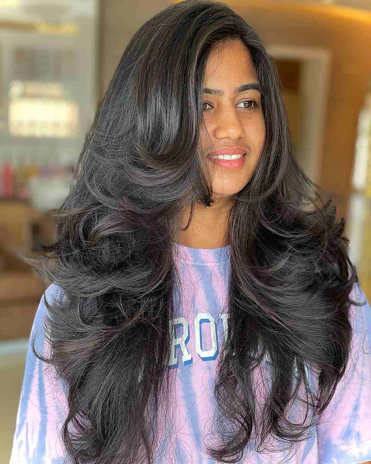 Medium Length Bouncy Layers.... - Indian Girls Haircut | Facebook